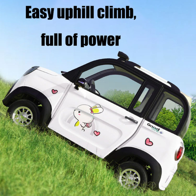 Hanpu 2024 4 places mini-voiture électrique 4 roues EV Tuk-Tuk pour les voyages de passagers à basse vitesse