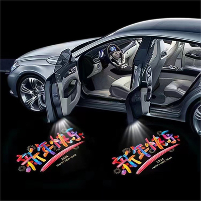 Personnaliser le logo de bienvenue Lumière universelle accessoire de montage de voiture pour statique personnalisé