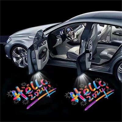 Personnaliser le logo de bienvenue Lumière universelle accessoire de montage de voiture pour statique personnalisé